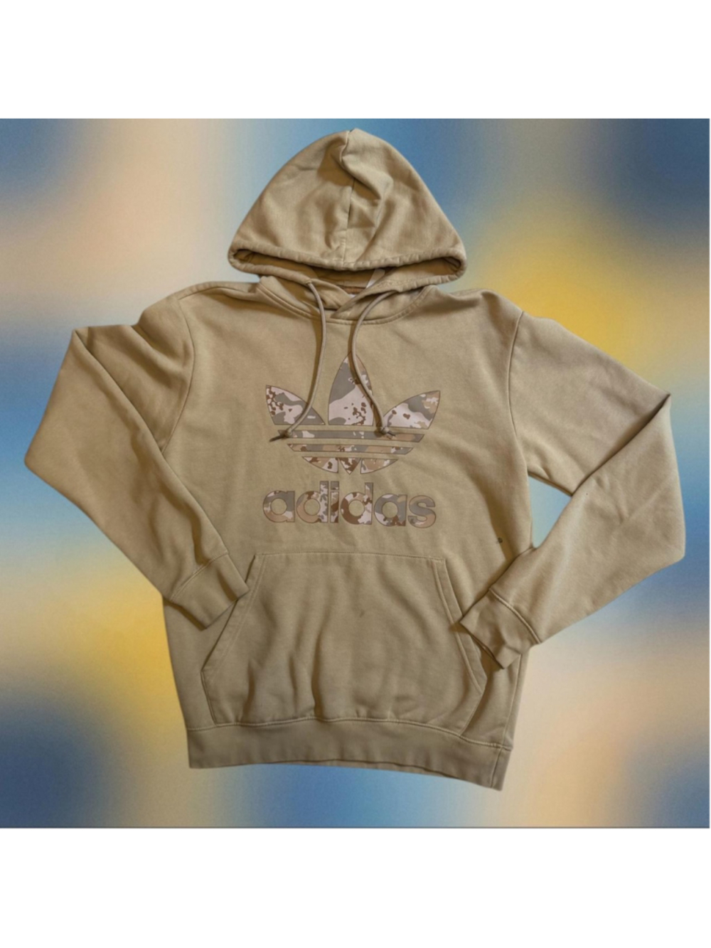 Adidas hoodie with camouflage logo and text #camo